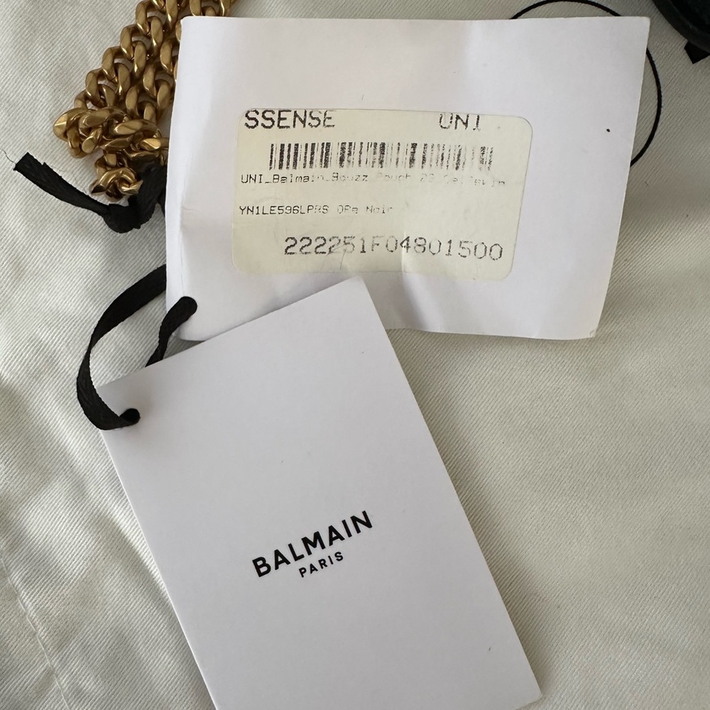 BALMAIN B-Buzz 23 Crossbody Pouch- Authentic - Picture 6 of 9